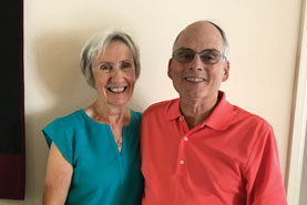 Tom and Mary James. Link to their story